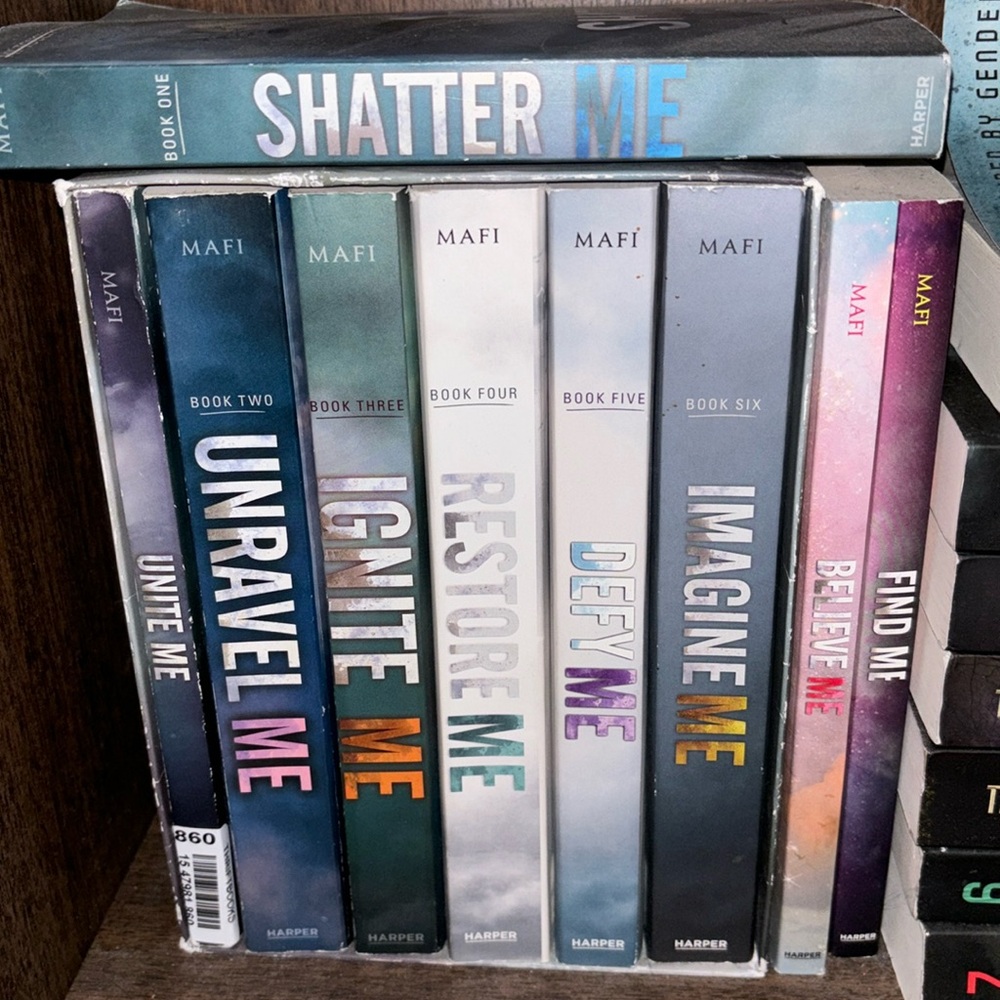 Shatter Me series by Tahereh Mari